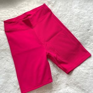 NWOT DYNAMITE PINK BIKER SHORTS
